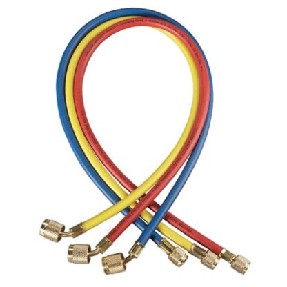 Juego de Mangueras para Conector , Baja Pérdida , Presión Máxima Admisible 4000 psi , Presión de Trabajo 800 psi , Tamaño de la Conexión 1-4 Hembra , Material del Aditamento Latón , Rojo , Amarillo , Azul